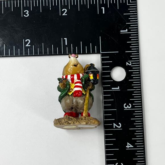 Wee Forest Folk Mr. Mole 1992 Red Boots MO-00 Annette Petersen Christmas Holiday - Picture 8 of 8